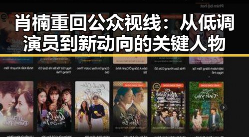 肖楠重回公众视线：从低调演员到新动向的关键人物